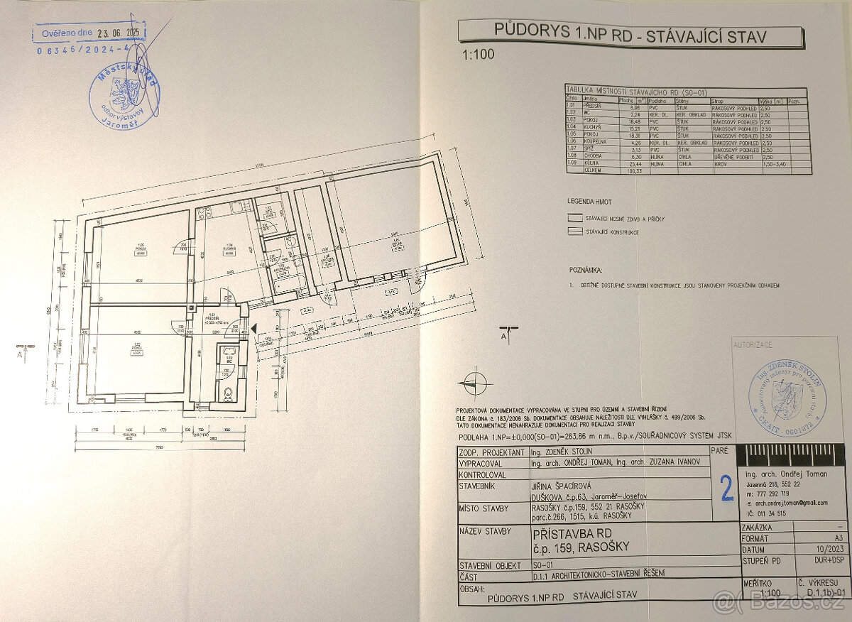 Rasošky-dům s projektem novostavby a pozemkem 3953m2 - 14