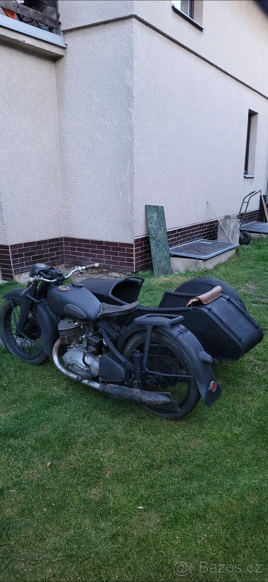 Dkw nz 500 Sidecar gelande stoye - 14