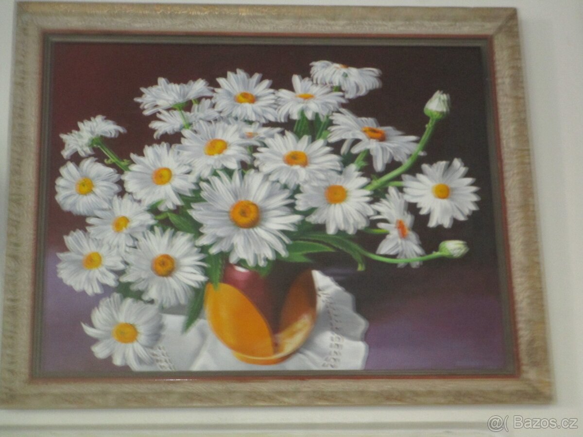 RUČNĚ MALOVANÉ OBRAZY-VÁNOČNÍ SLEVA - 14