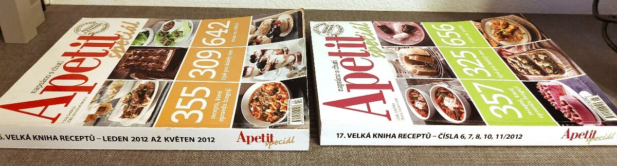 Časopis svázaný 5+5 čísel APETIT 1-5/2012, 6-11/2012 - 14