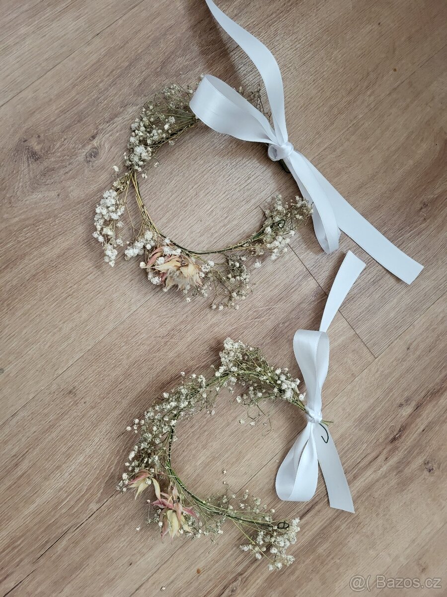 Kompletní svatební výzdoba, kytice luční kvítí, slavobrána - 14