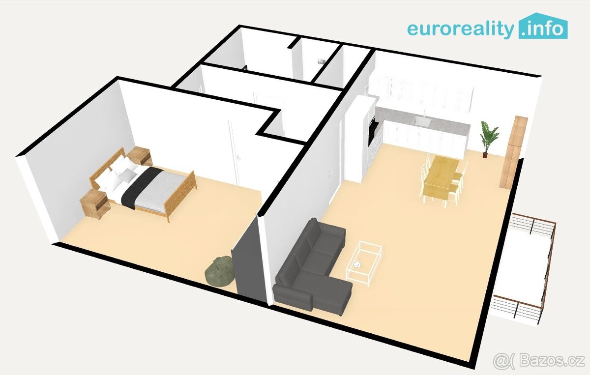 Prodej, byt 2+kk, 63 m2, Poděbradova, Plzeň - 14
