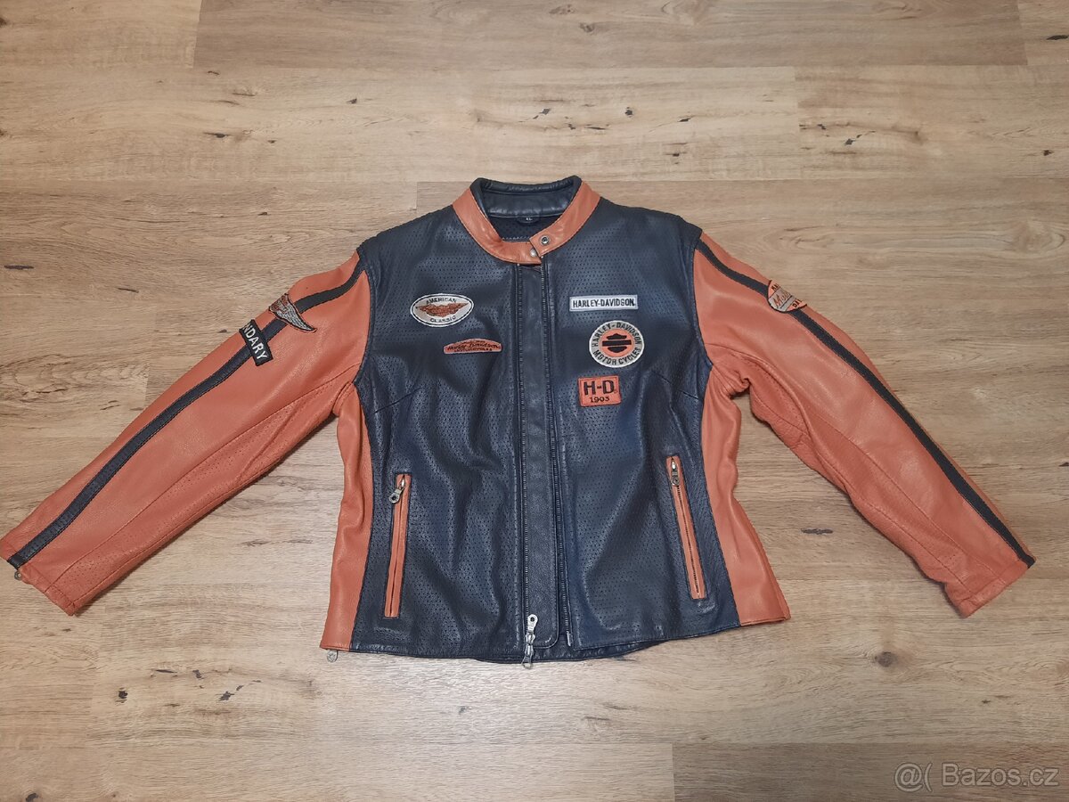 Harley Davidson dámská kožená bunda vel.40-42 - 14