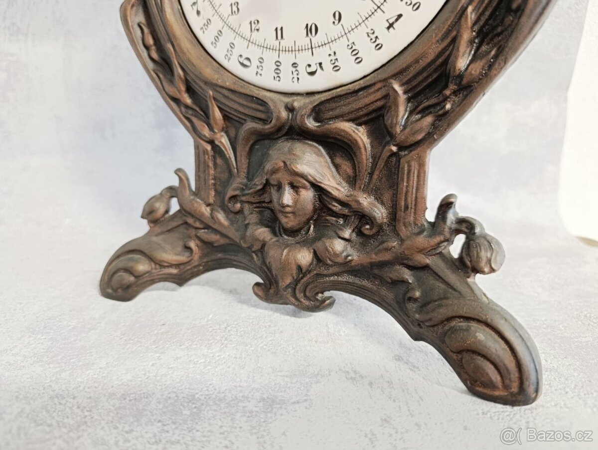 Velmi pěkné jednomiskové 10kg figurální váhy. - 14