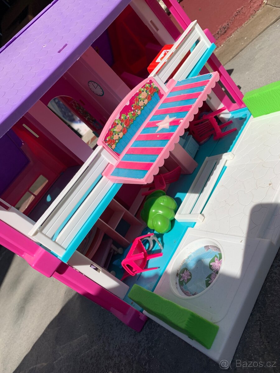 Domečky pro dřevěné panenky s příslušenstvím, pro Barbie - 14