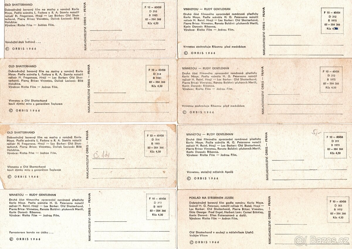 VINNETOU POHLEDY S DIAPOZITIVMI - 14