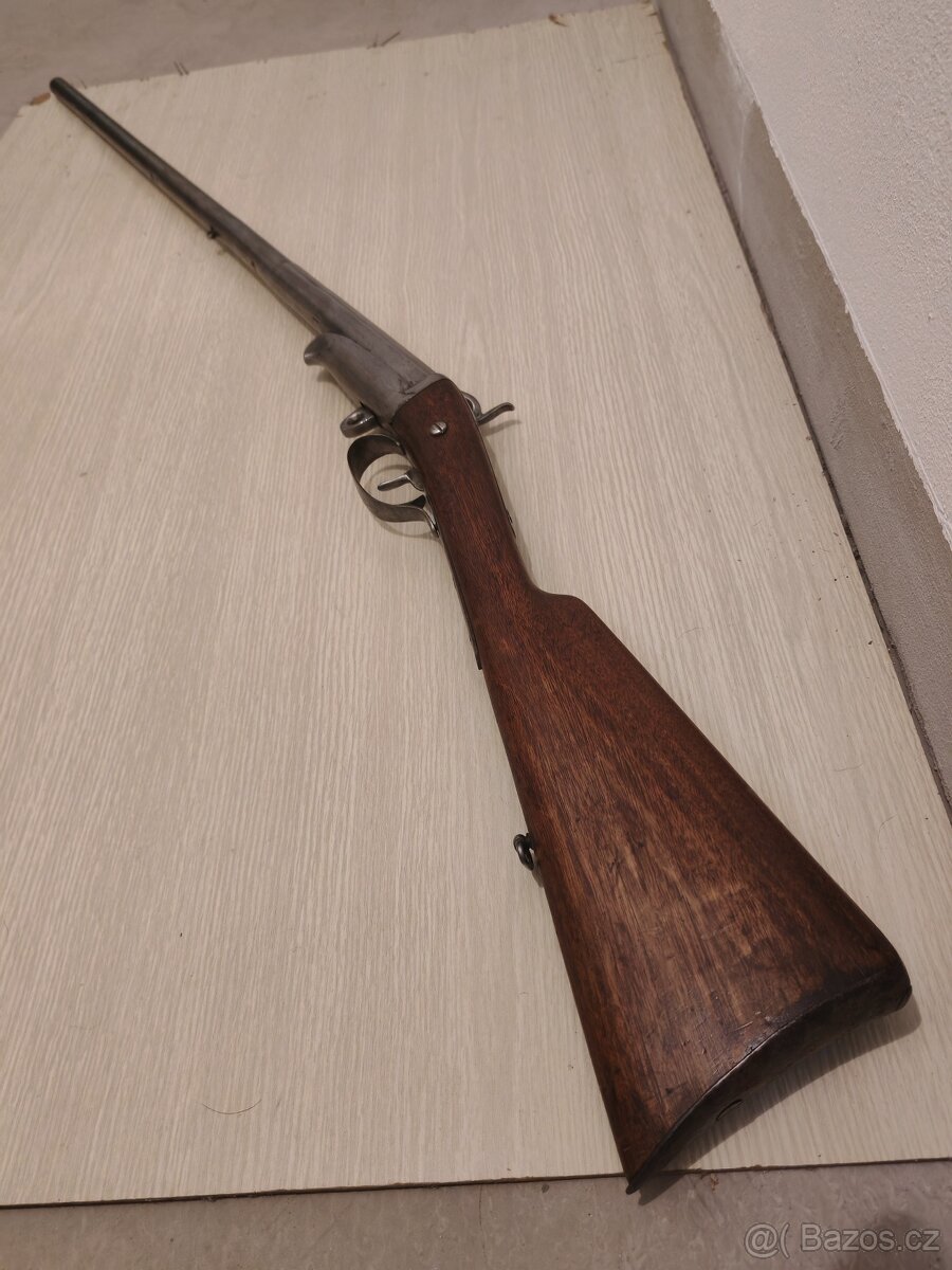 Historická jednohlavňová brokovnice - 14