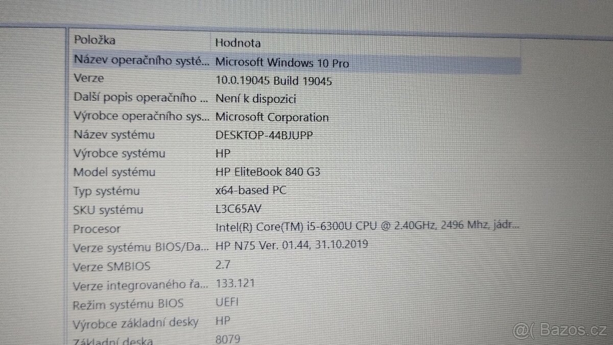 HP EliteBook 840 G3, SSD 256, super baterka - 14
