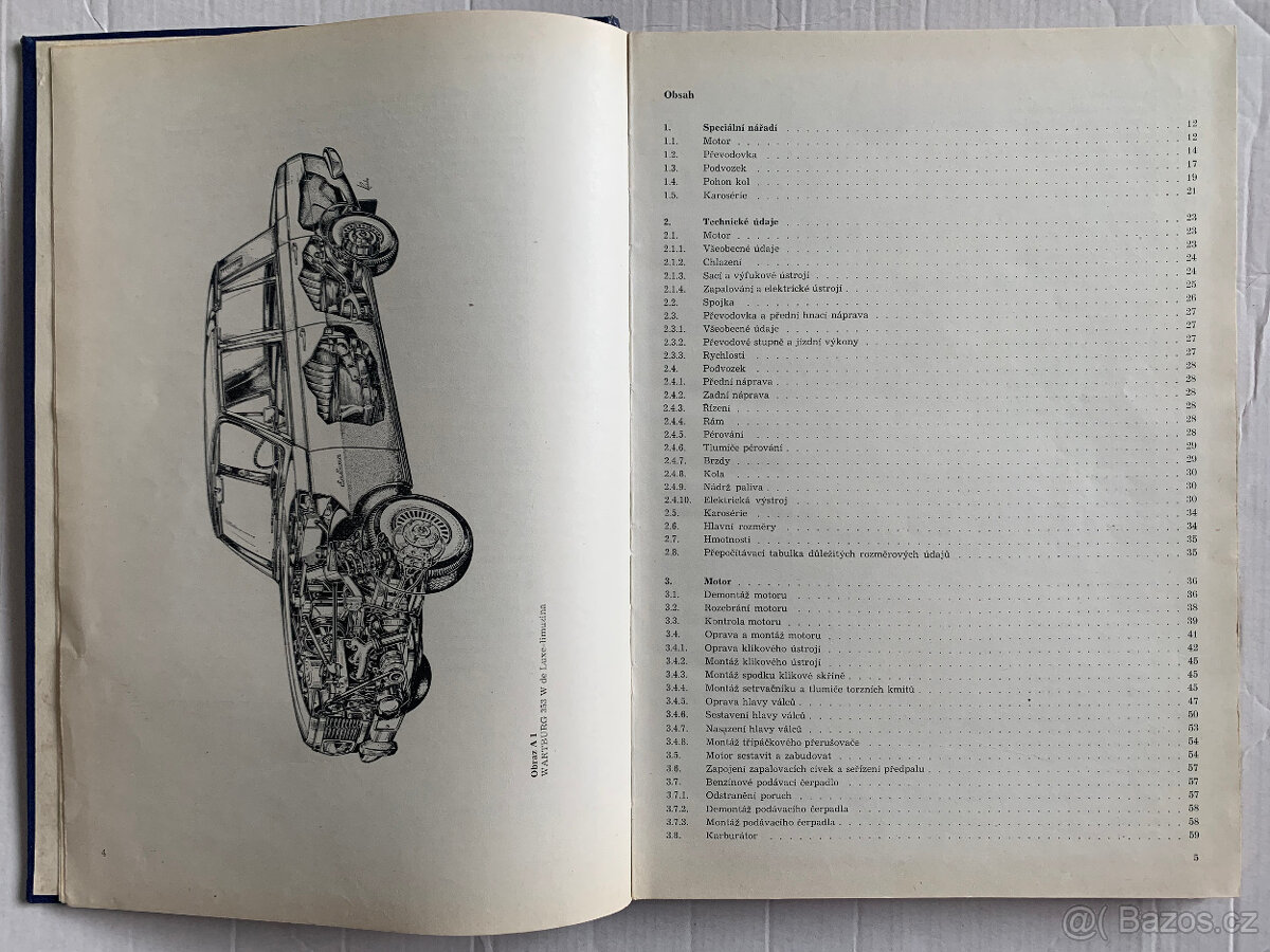 Wartburg 1000 353W – soubor knih, příruček a prospektů - 14