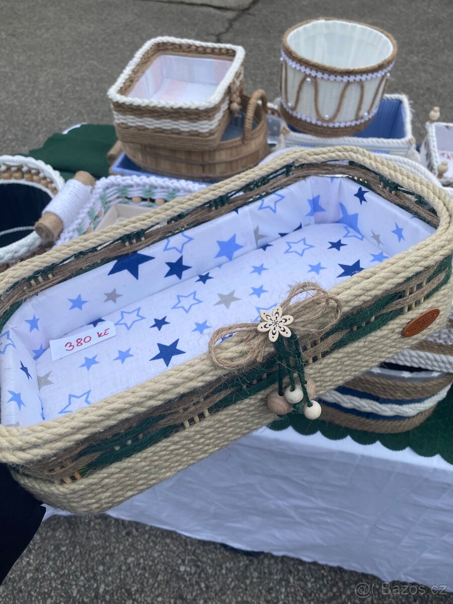 Ručně vyráběné košíky a košíčky - 14