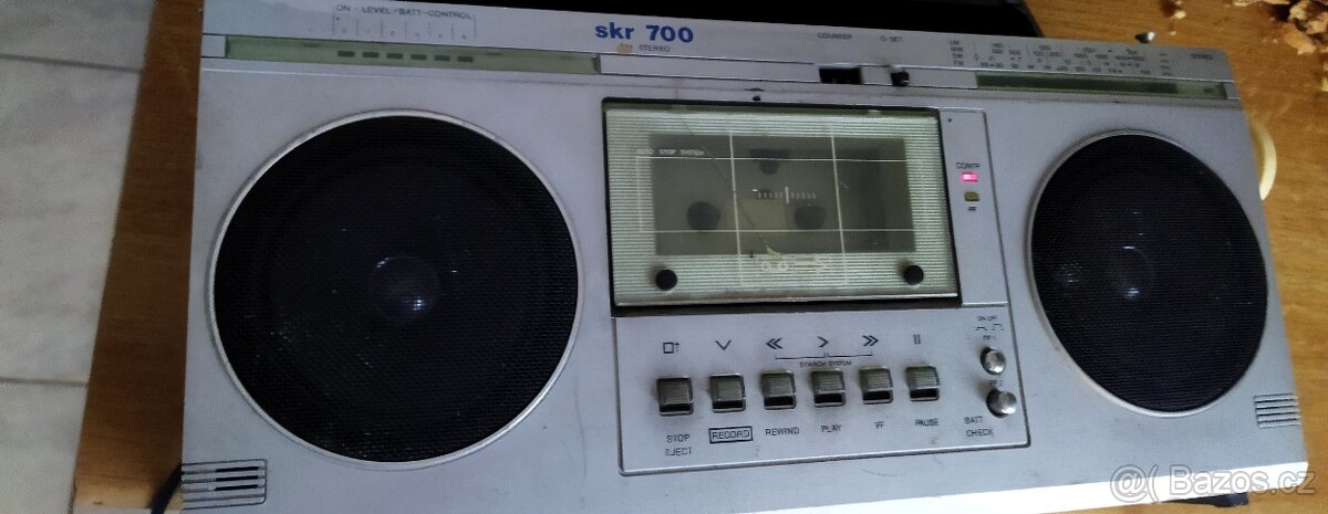 staré stereo radiomagnetofony SHARP, RFT SKR a CROWN - 14