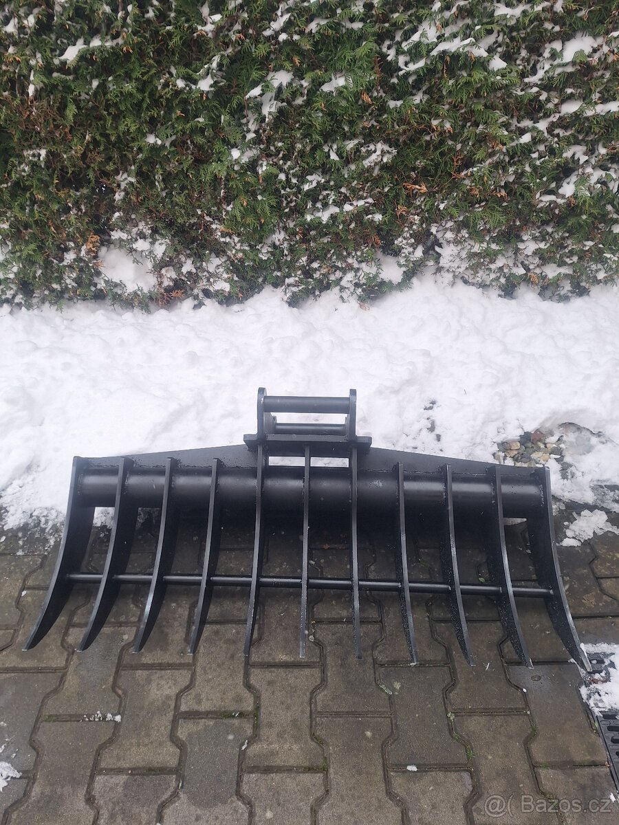 Výkopové práce minibagrem Yanmar, přeprava vozíkem 3t - 14