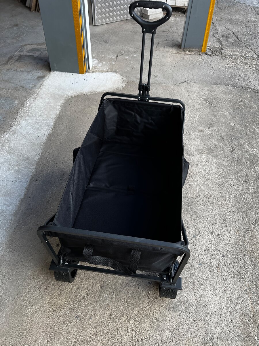 Kvalitni , kempingový - skládací, plážový ,kovový vozík - 14