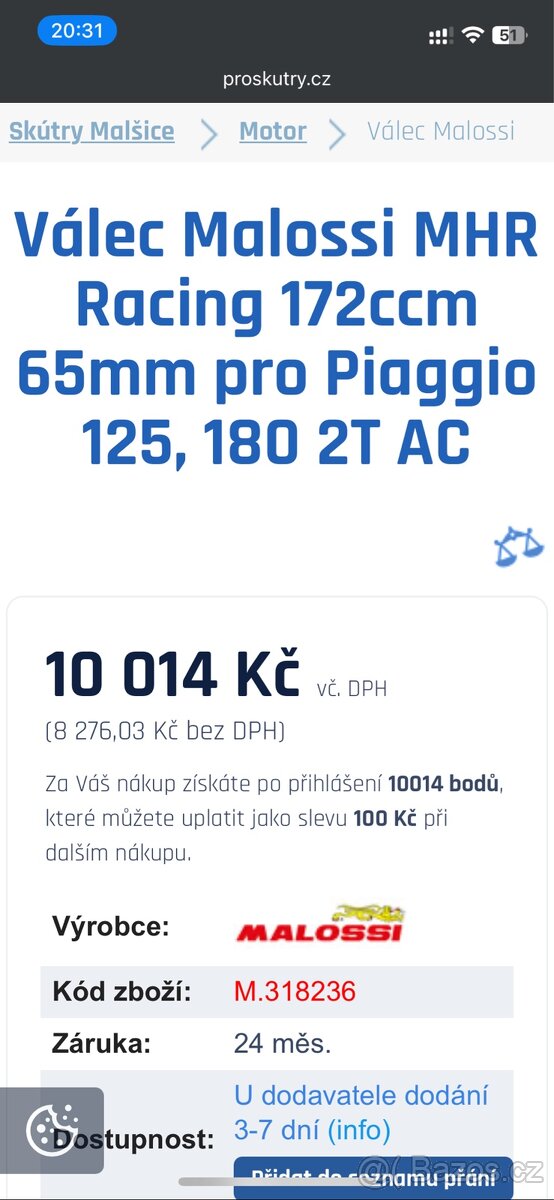Aprilia sr 125 (kit180) - 14