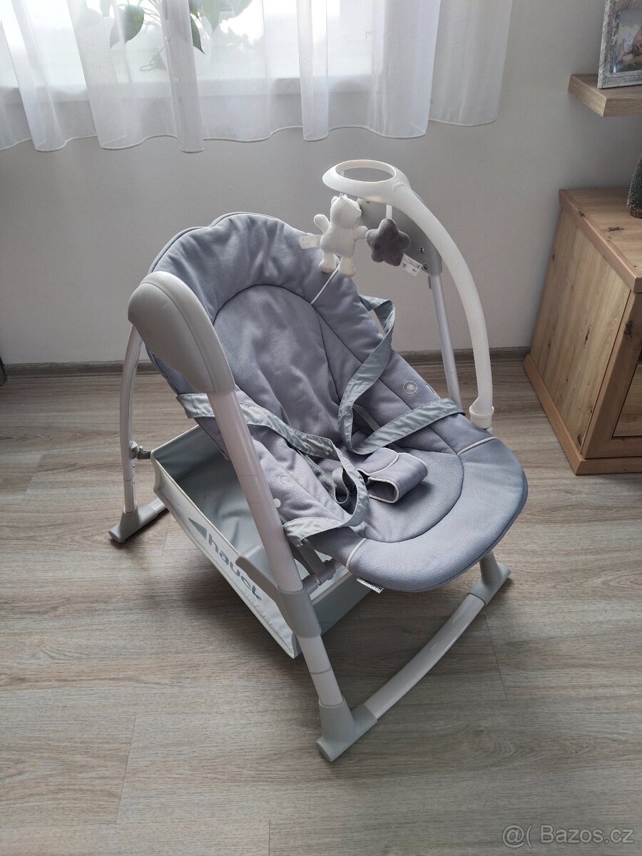 Jídelní židlička s lehátkem a houpačkou 3v1 - 14