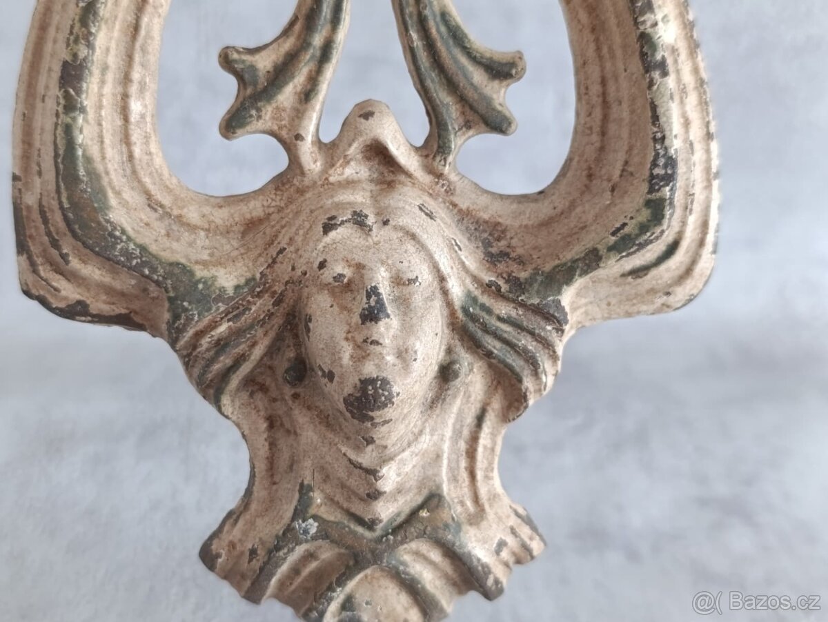 Zdobený starožitný ruční mlýnek na strouhanku JUGENDSTIL - 14