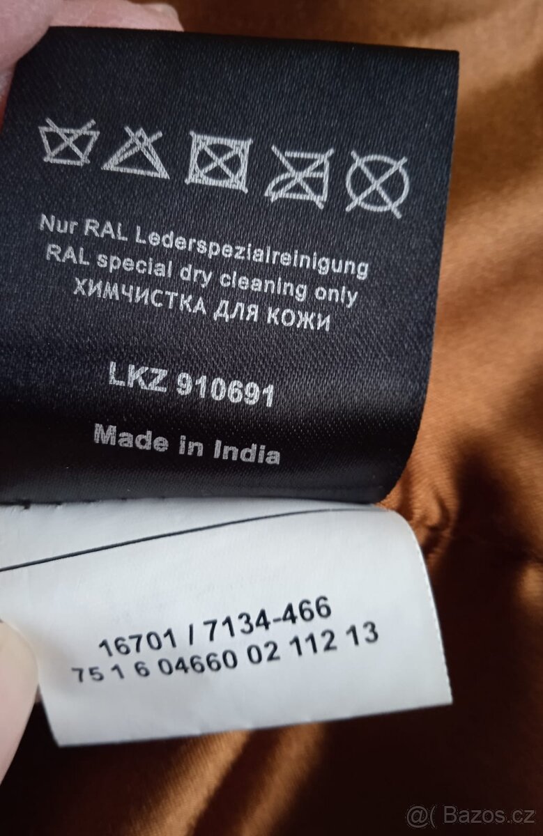 Kožená bunda, velikost 36 - 14