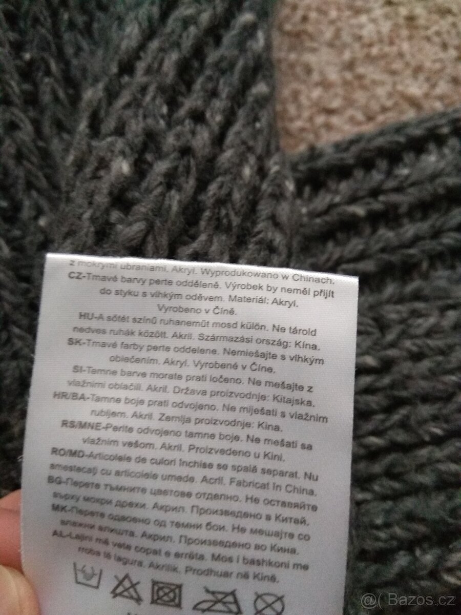 Nové dámské pletené sety - čepice, šála/kruhová šála - 14