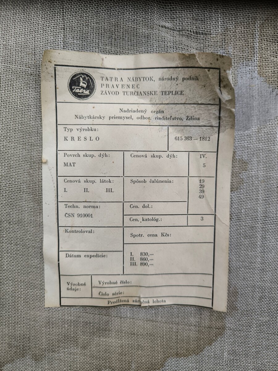 Retro dřevěná křesla Tatra Pravenec - 70. léta - 14