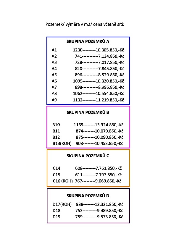 Stavební pozemek se sítěmi A8-Hrušovany u Brna- 1062 m2 - 14