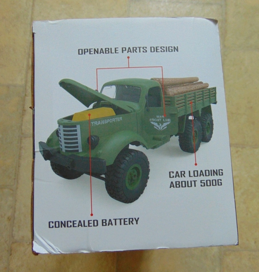RC Military Truck Zil 1/16 6WD zelený - 14