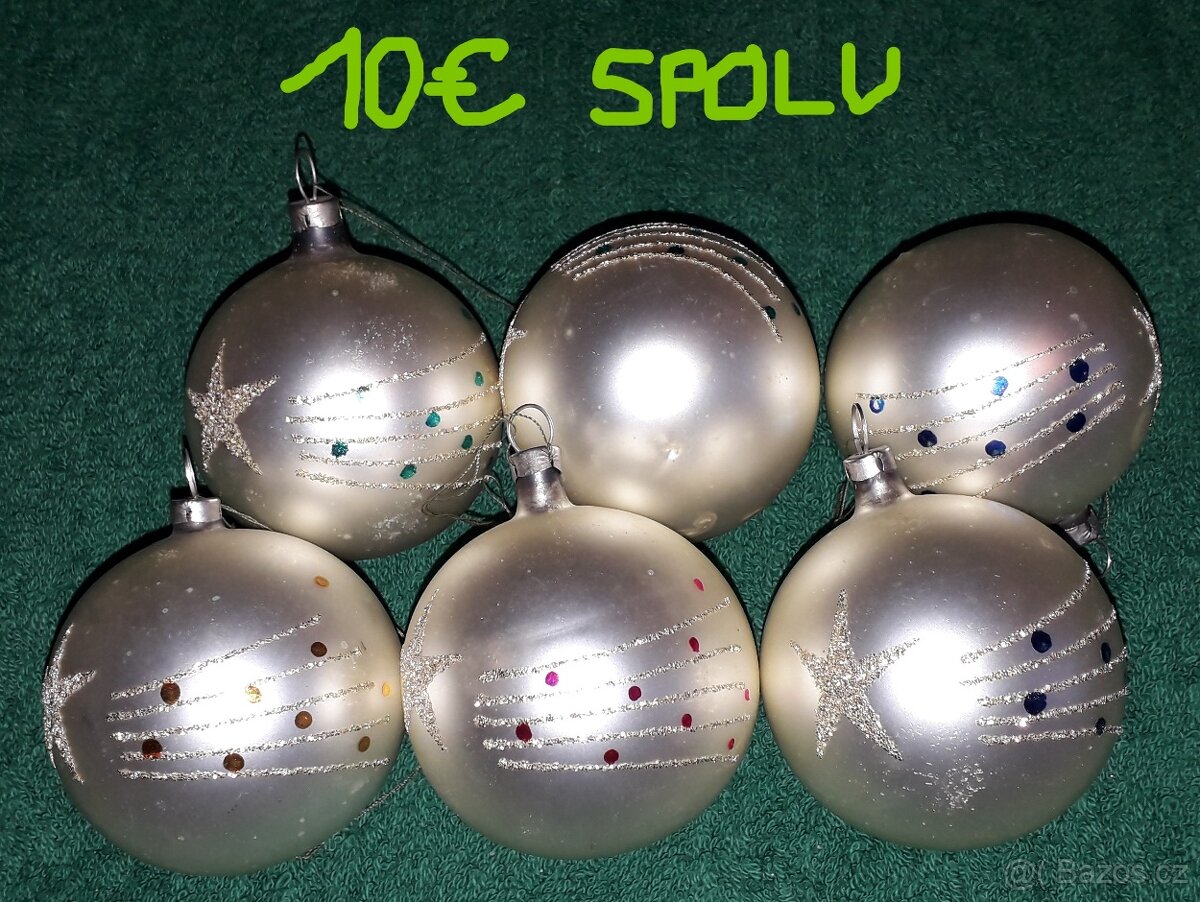 Staré vianočné gule a ozdoby - 14