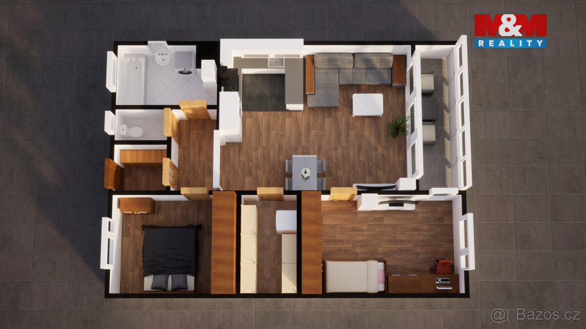 Prodej bytu 3+kk, 72 m², Liberec, ul. Tyršova - 14