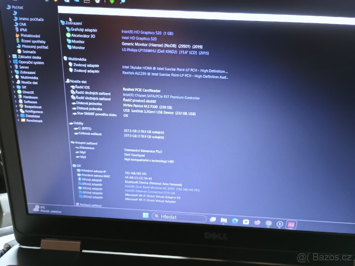 Ntb DELL Latitude e5570 Full HD - 14