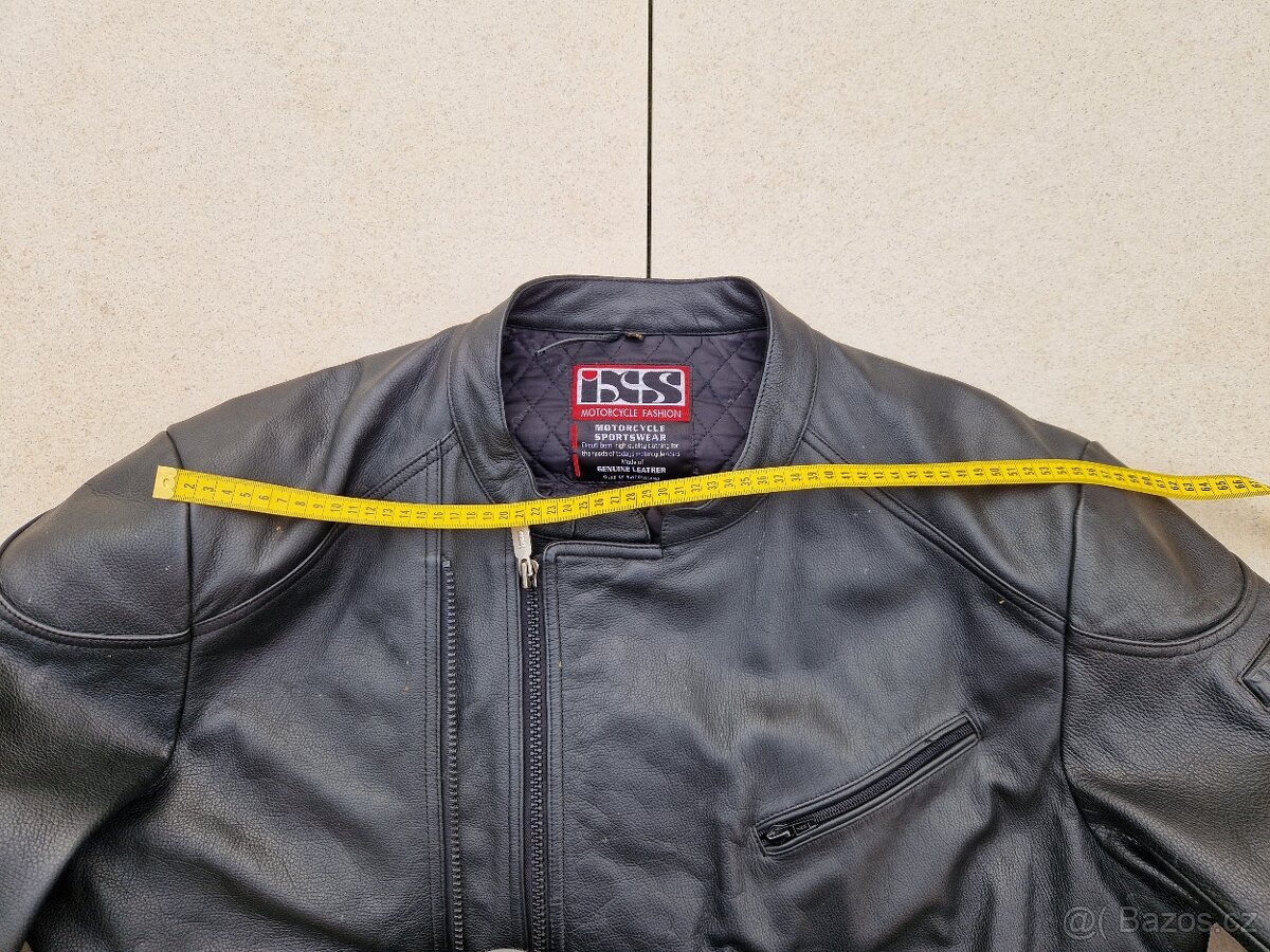 Pánská kožená moto bunda iXS velikost 66 (3XL) - 14
