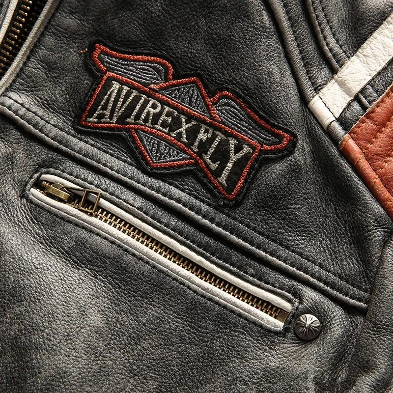 Kvalitní kožená bunda Avirex Fly - 14