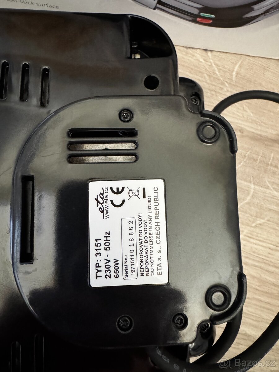 PRODÁNO, PLNĚ FUNKČNÍ ETA TOUSTOVAČ, VAFLOVAČ - 14