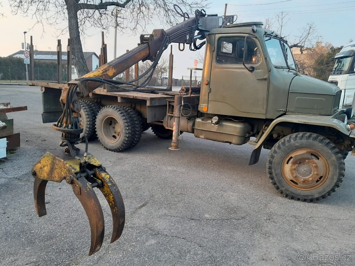 Vyvážečka Praga V3S do lesa s Hydr.rukou - 14