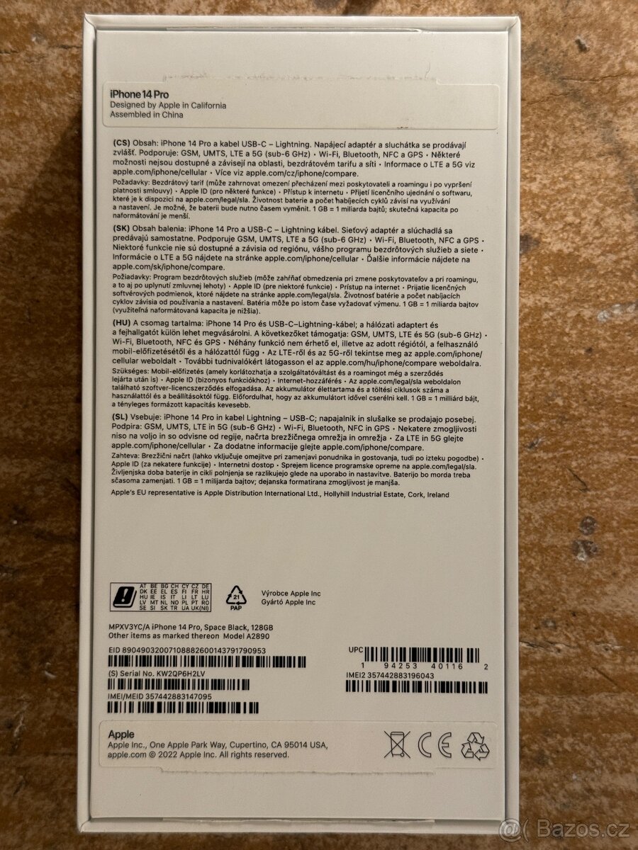 TOP iPhone 14 Pro 128 GB Black + starter set :) - 14