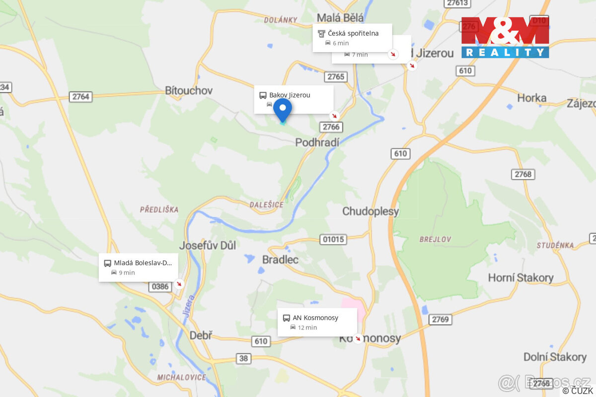 Prodej komerčního pozemku, 10160 m², Bakov nad Jizerou - 14