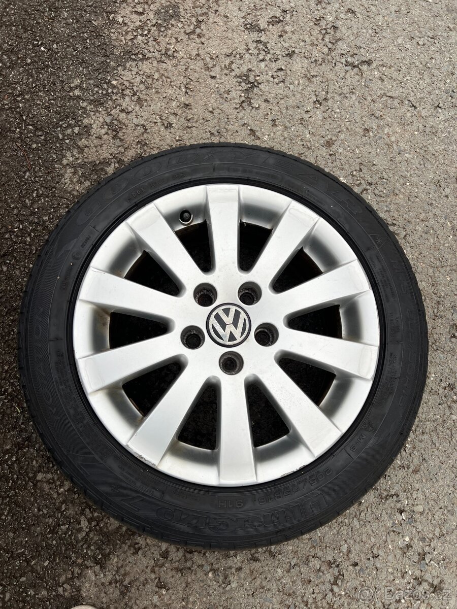 Alu kola VW 16" – originál 7Jx16 ET45, 5×112 - 14