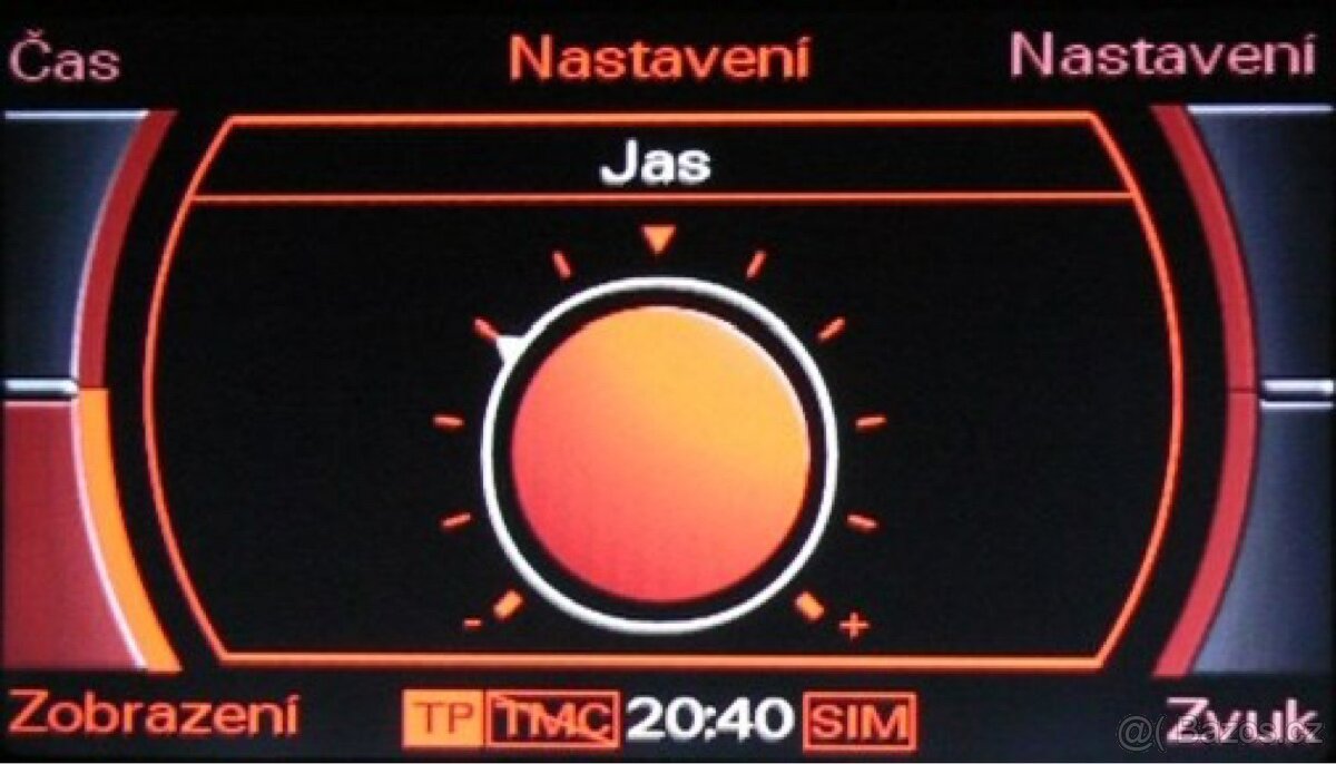 AUDI - české menu (čeština) mapy, aktualizace - 14