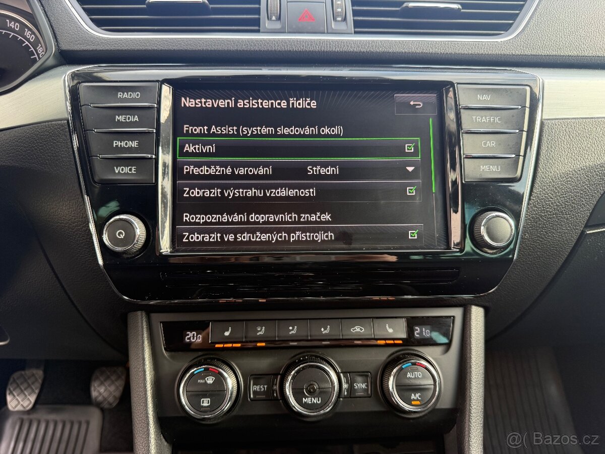 Škoda SUPERB 2.0 TDi 4x4 MANUÁL NAVI SENZORY TEMPOMAT - 14