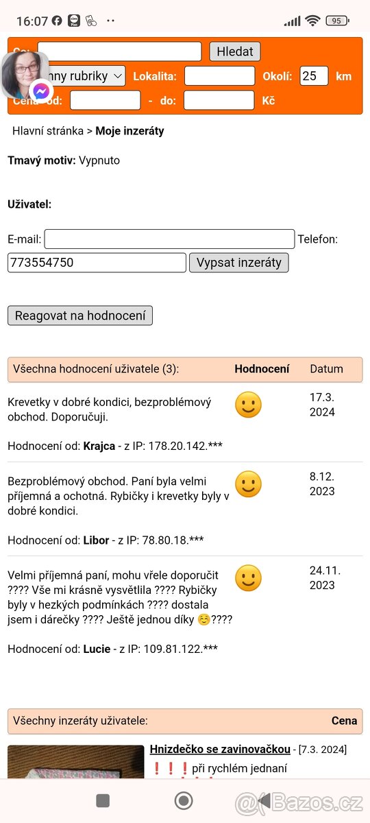 Krevetky Red Sakura - 14