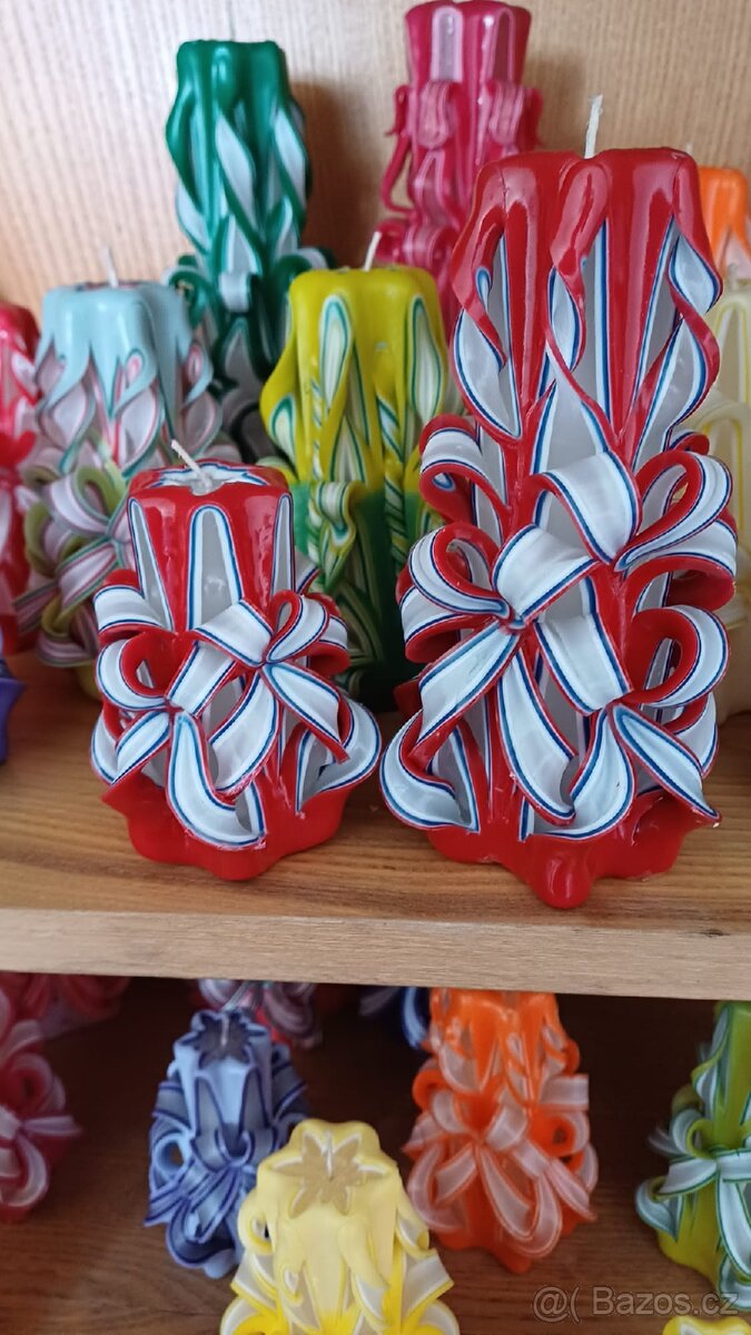 Vánoční Svíčky ruční práce - 14