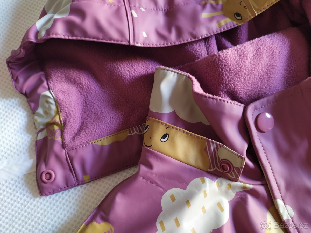 Nová dívčí bunda do deště, Lindex, vel. 128 - 14