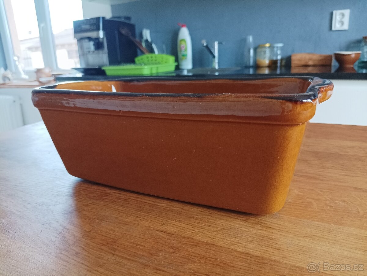 VELMI KVALITNÍ KAMENINOVÁ FRANCOUZSKÁ ZAPÉKACÍ FORMA - 14