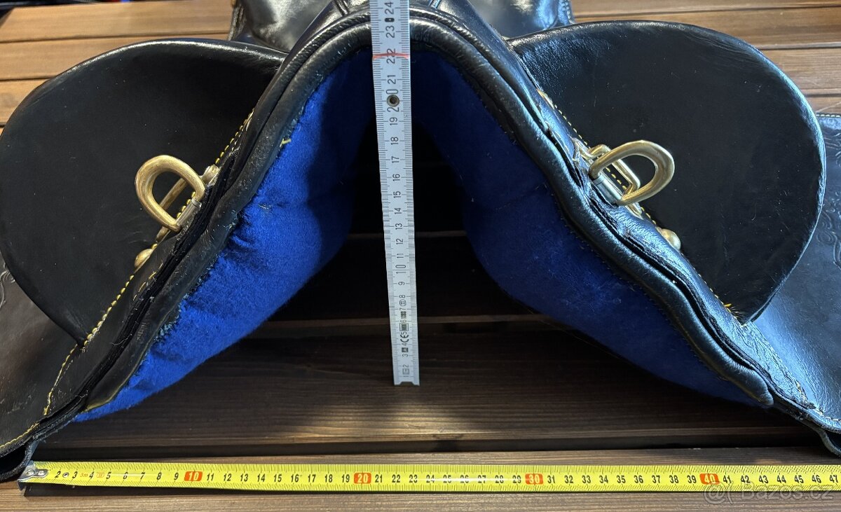 Australské sedlo bez hrušky černé - 14