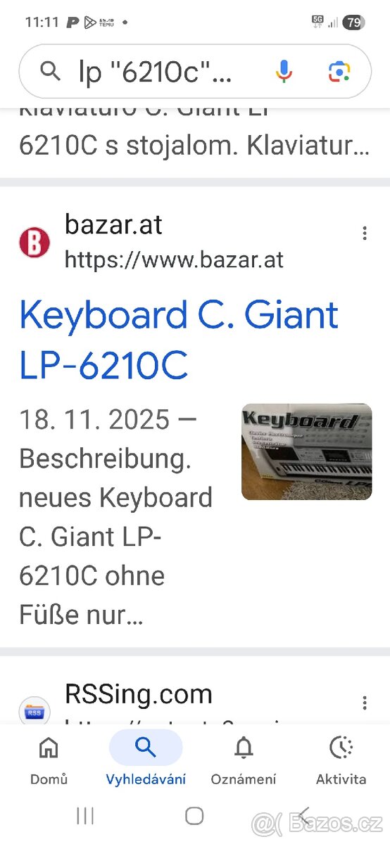 Klávesy LP 6210c. Keyboard - 14