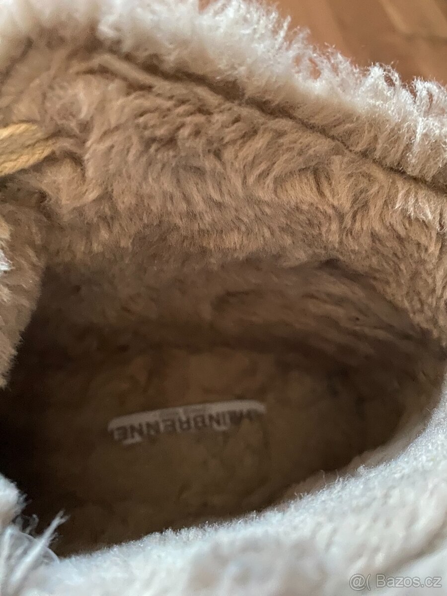 Pánské kožené zimní boty Weinbrenner s kožichem - č. 44 - 14