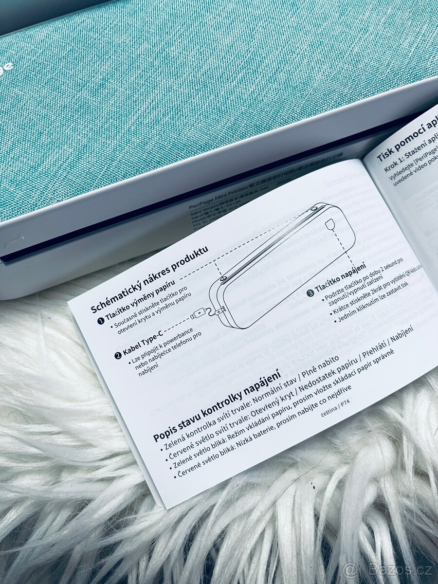 PERIPAGE termotiskárna přenosná - 14