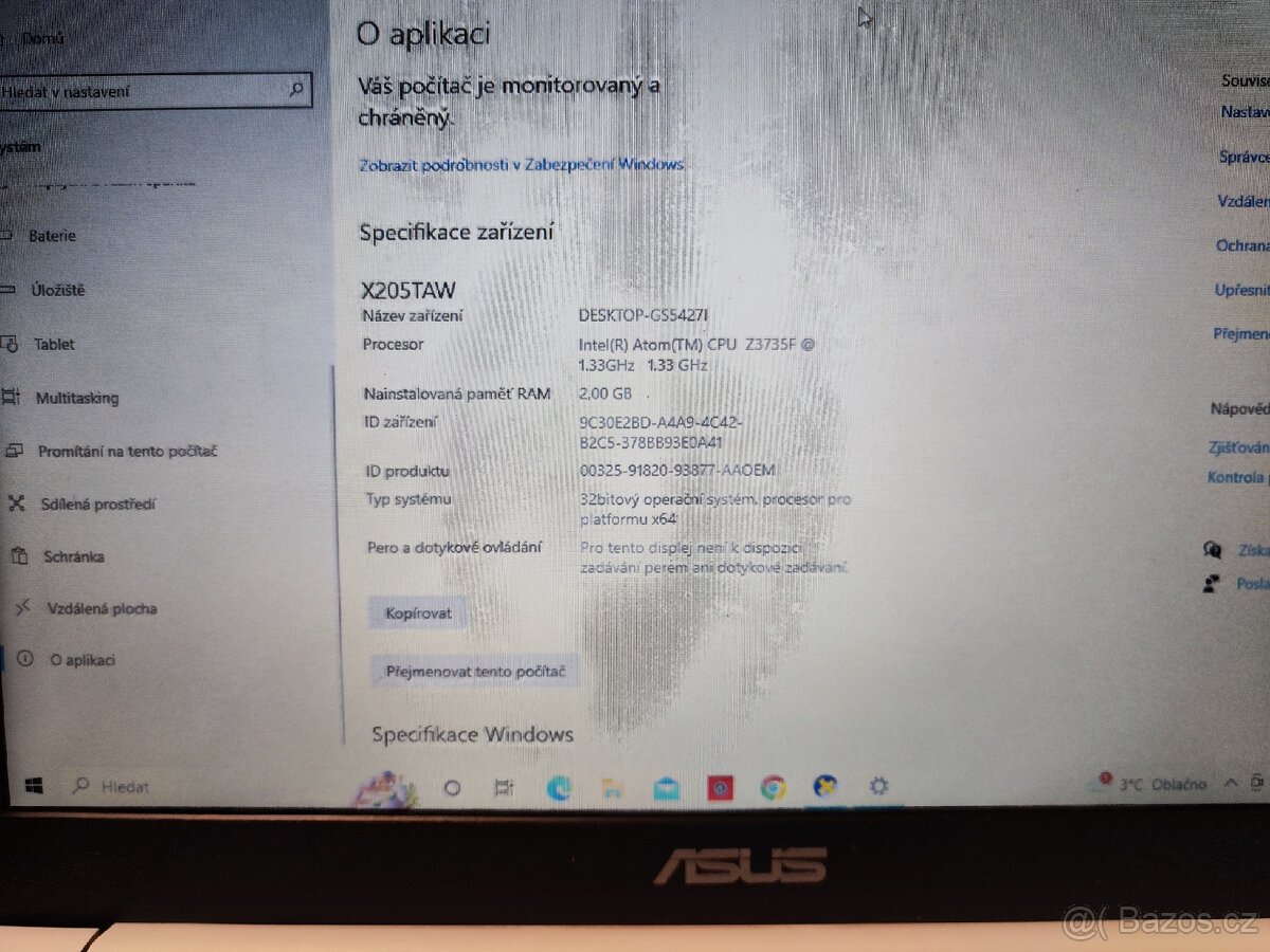 Asus EeeBook X205T 11,6" - 14