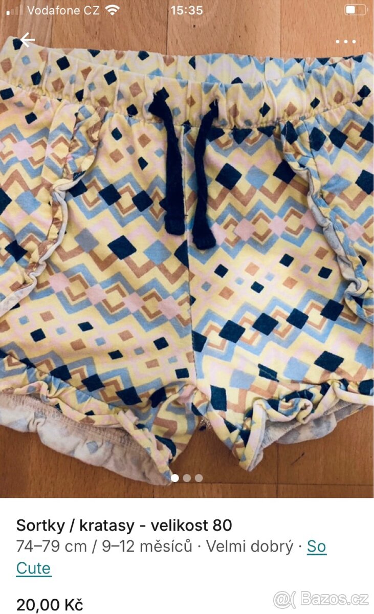 Hezke obleceni holka - velikost 74/80 - 14