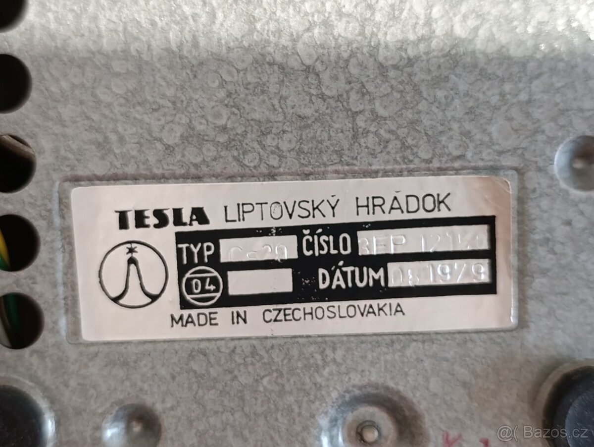 Starý telefon Tesla k dekoraci č.2 - 14