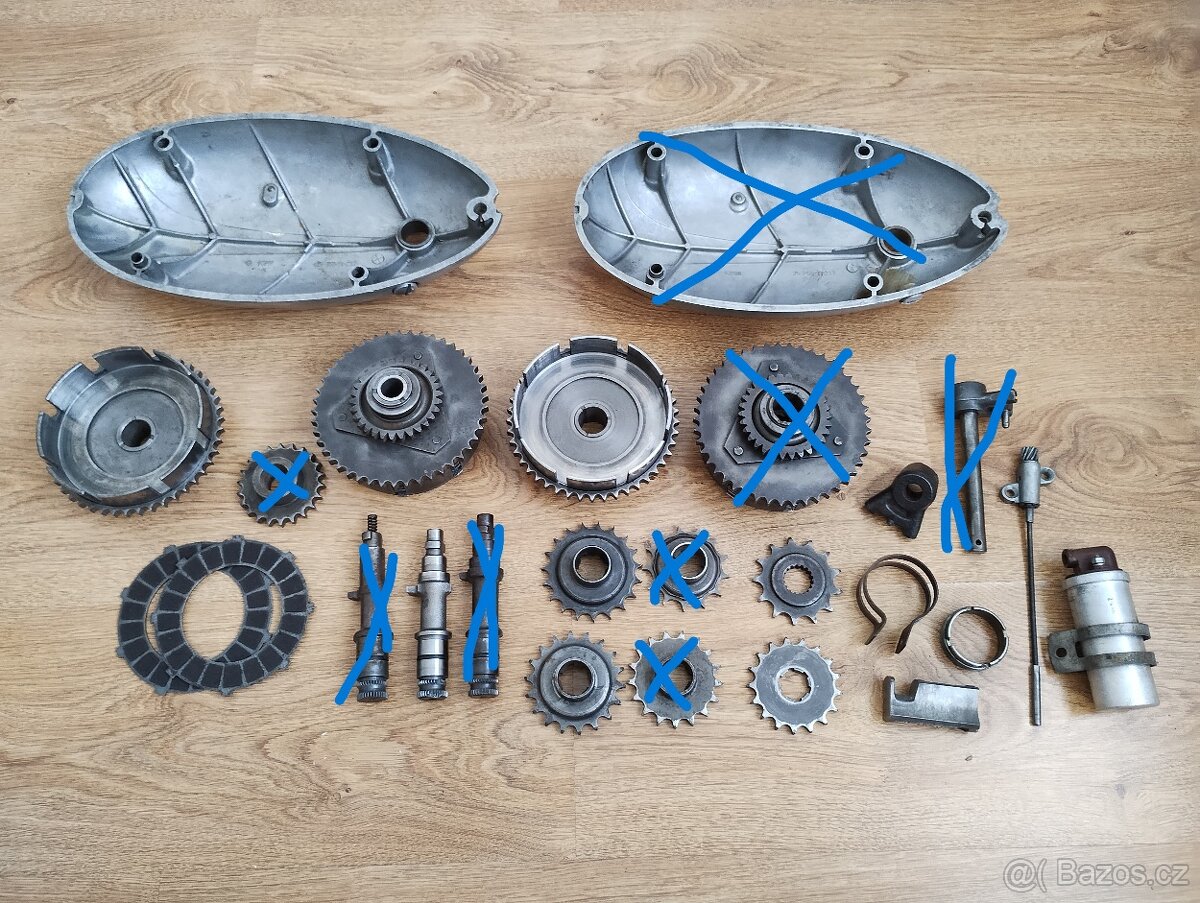 Prodám díly na Jawa 250/353 kývačka a jawa 250/559 panelka - 14