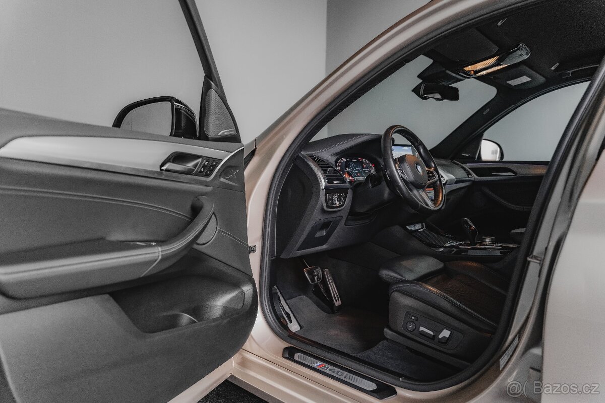 BMW X3 M40i-HUD-H&K-LED-Tažné-CZ-R20 - 14